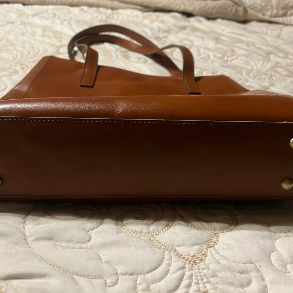 Patricia Nash Tan Leather Tote - Picture 2 of 9